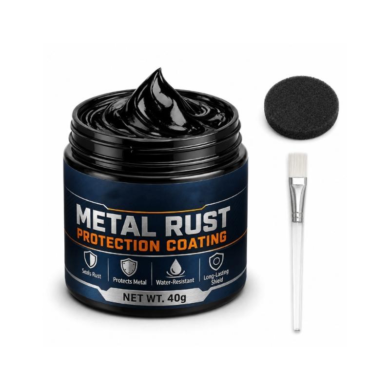 Metal Rust Protection Paste and Railing Care Paste, Wipe On Metal Protection Coating for Home Tool Maintenance