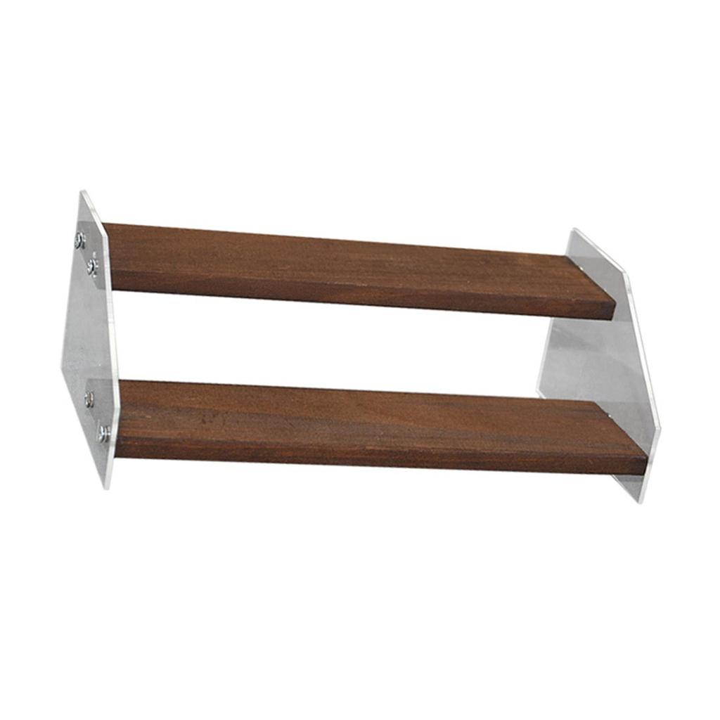Elegant Wooden Display Rack for Organizing Dessert Jewels and Action Figurines