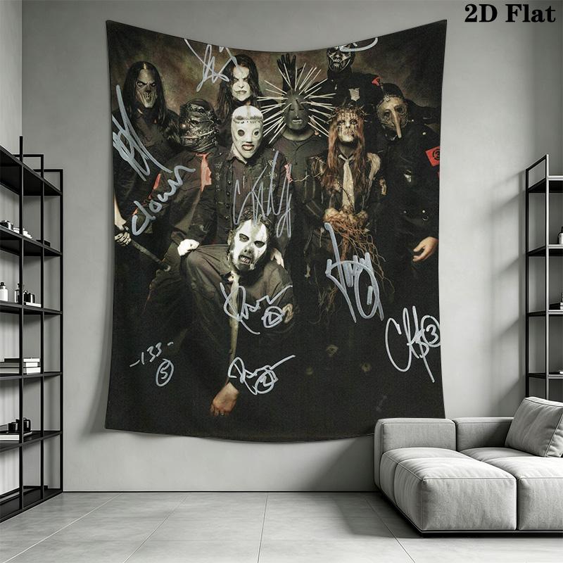 Slipknot Band Wall Tapestry Tapestry Wallmounted Background Cloth Home Decor Homestay Soft Decoration Tapestry Soft