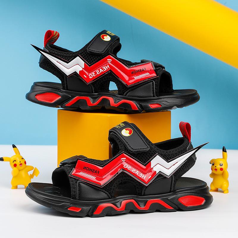 Boys' Summer Sandals 2025 - Soft Sole, Non-Slip, Odor-Resistant Beach Shoes with Shock Absorption, Perfect for Kids