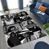 Fashion MJ Michael Jackson King of Pop Art Rug for Bedroom Living Room Sofa Home Doormat Decor, Large Kids Non-slip Floor Mat