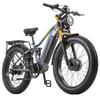 Elektrické kolo Burchad Rx80 2x 750W Motor 26" Tlusté Pneumatiky Plně Odpružené Elektrické Kolo pro Dospělé 48V 20Ah Dvojité Kotoučové Brzdy 7 Rychlostí Maximální Zatížení 150 kg