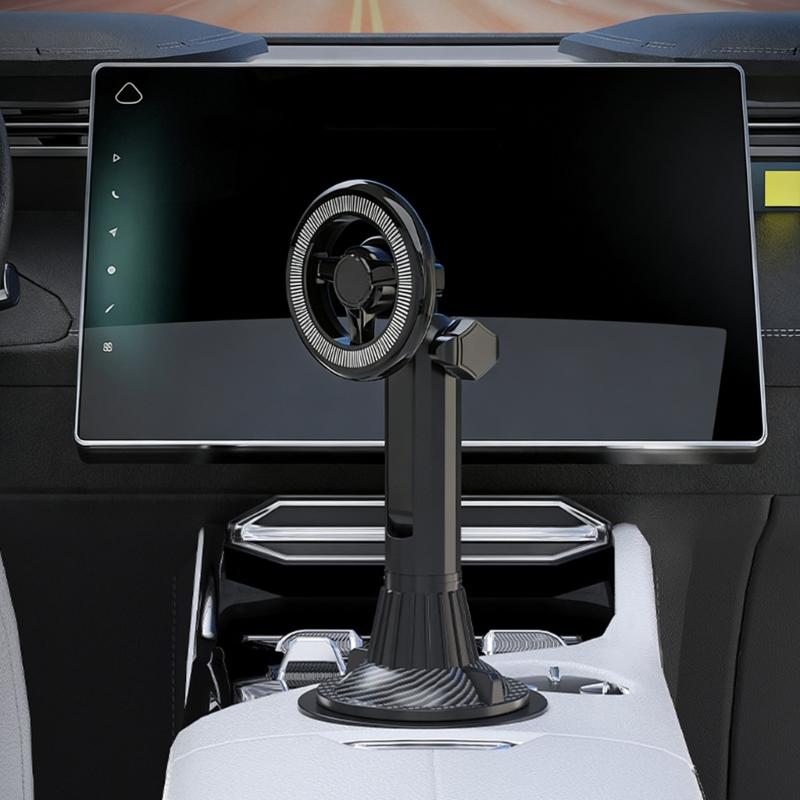 Car Phone Holder Car Cup Holder Mount Cellphone Holder for Phone 17 16 15 14 Magnetic Phone Stand 360 Degree Rotating