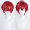 LAOBAO Cosplay Wig - Amagi Iori - Heat Resistant, Disguise Wig, Red - Costume Accessory for Parties, Halloween, Fancy Dress, School Festivals, Events