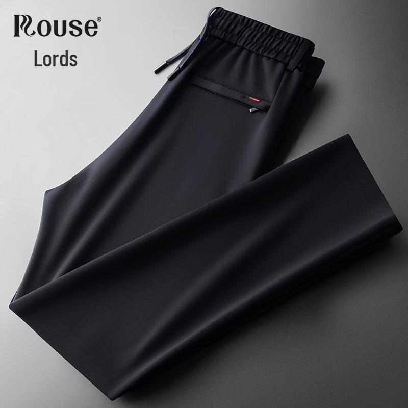 Men s Loose Straight-Leg Wrinkle-Free Trousers L