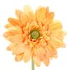 Tokyodo Kunstblume MAGIQ Soleil Gerbera Bund Hellorange Blütendurchmesser 7 x Länge 27cm 3 Stück FM002832-009