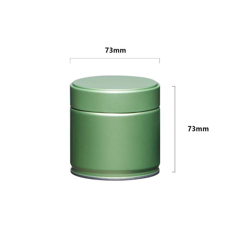 Airtight Tinplate Tea Canister Storage Container For Leaf Tea Bags Matcha Powder Sealed Pantry Organizer Kitchen Tea
