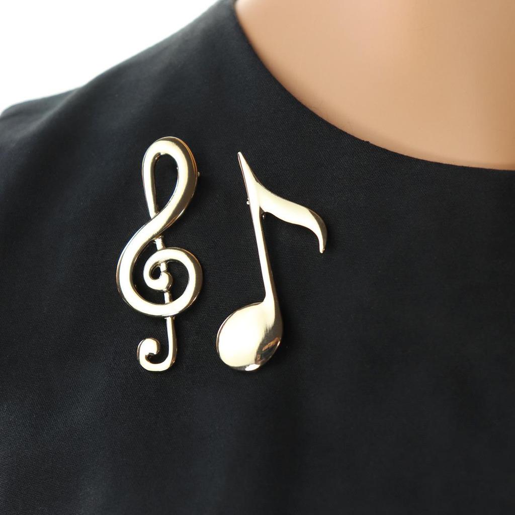 Musical Note Brooch - Fashion Accessory for Students: Perfect for Clothing, Hats, or Bags