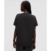 Lululemon All Yours Organic CoTTon T shirT  sTack Black whiTe