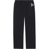 Li Ning Badfive Comfortable Loose Straight Casual Pants Women Bottoms Black AKLSA74-1