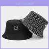 Koreal Fashion Cotton Fisherman Hat With Embroidery For Summer Sun Protection