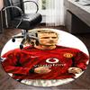 1PC David Manchester United Legend Round Rug for Livingroom,Bedroom, Palyroom, Chair Rug, Area rug, Circle Carpet, Large Size Fan Christmas gift