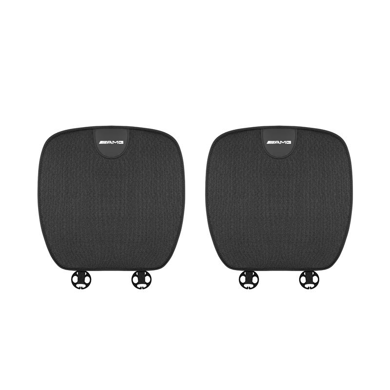 Car Seat Cushion Cover Breathable Ice Silk Non Slip Auto Seat Protector Pad Accessories Car Hub Cap For Mercedes Benz AMG W214 W
