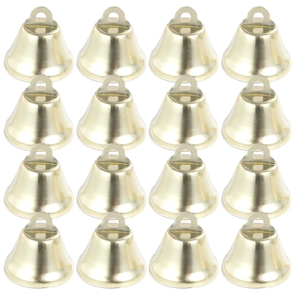 50pcs Gingle Bell Jewelry Materials Gold Small Bell Wind Chime DIY Crafts Jingle Bell Mini Multi Size Small Horn Christmas