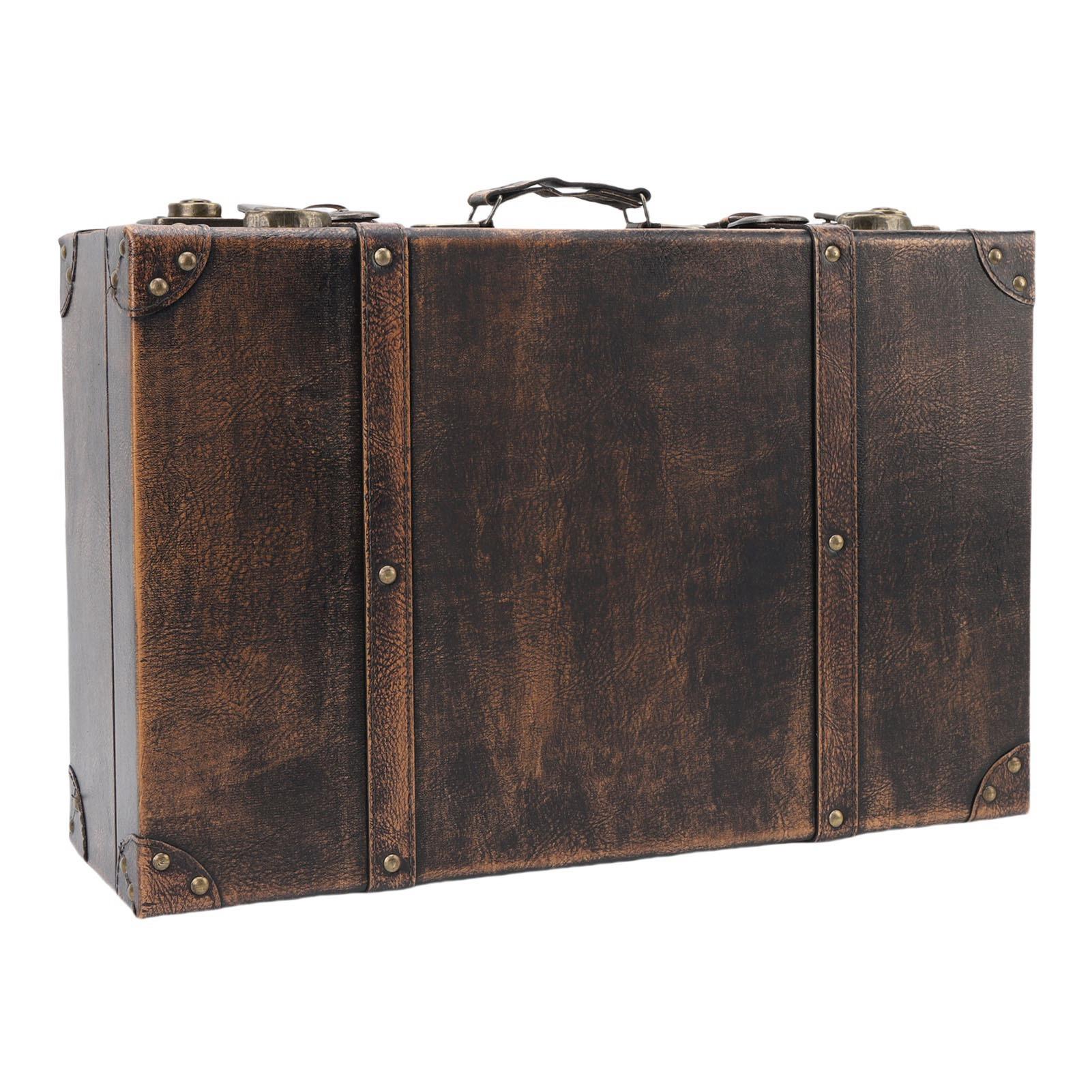 Vintage Suitcase Box Travel Style Decorative