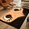 Whimsical Eyes With Glasses Non-Slip Home Carpet Design for Office Decor Living Room Gift