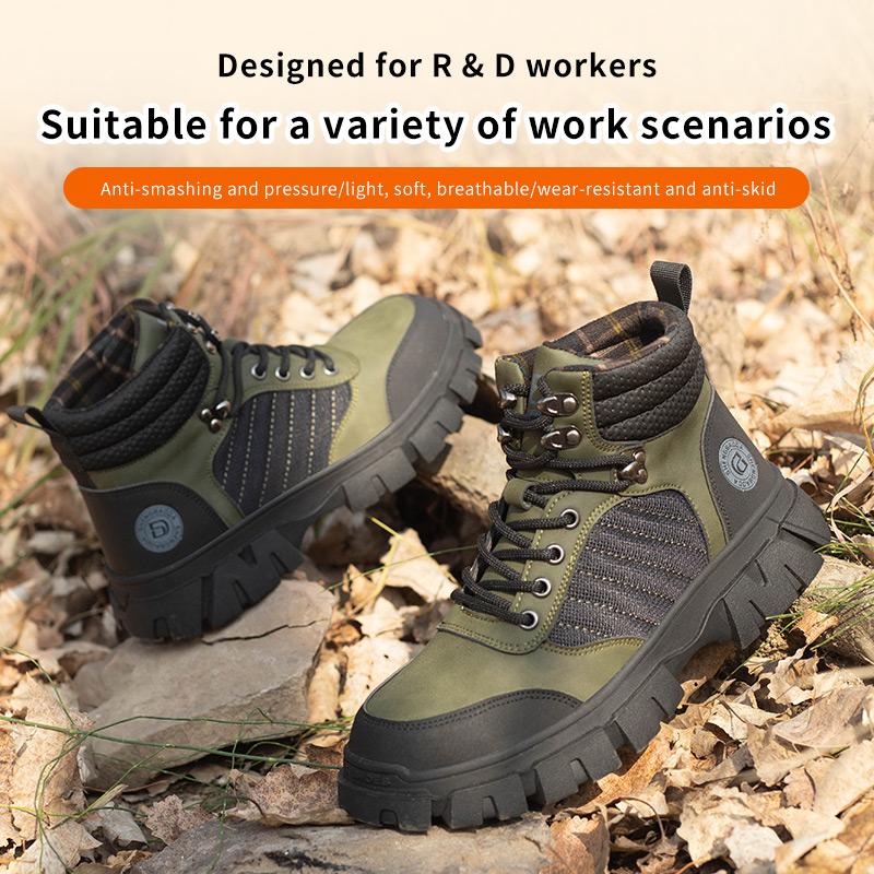 Men Safety Shoes Steel Toe Work Shoes Puncture Proof Work Sneaker Male Protective Footwear Work Man Boots Safety Boot