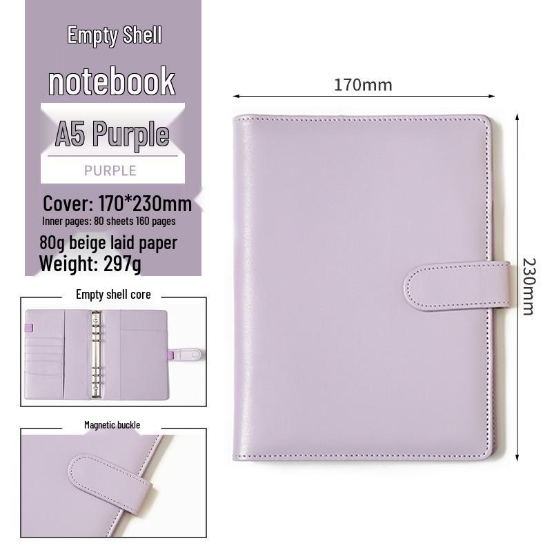 Korean-Style A6 Cute Loose-Leaf Notebook & Multifuntional Diary
