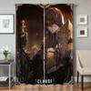 Home Interior Kitchen Curtains for Living Room 2 Pieces Blackout Curtains Door Curtain Kings Raid Bedroom Decoration Partition