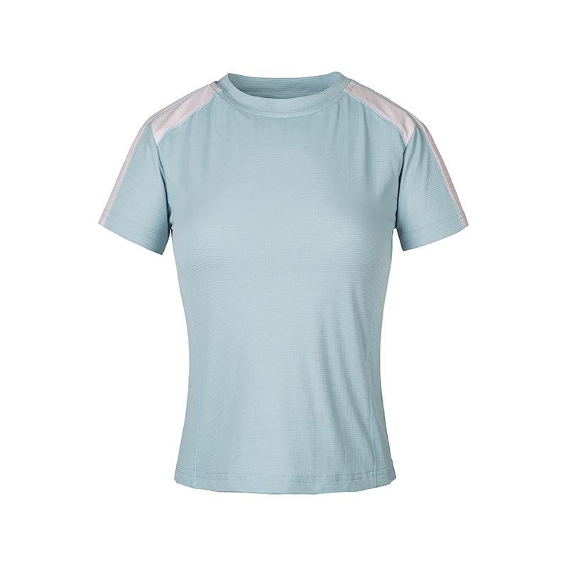 Camiseta Deportiva Casual de Verano, Ropa de Secado Rápido, Camiseta de Manga Corta para Senderismo al Aire Libre en Verano para Mujer