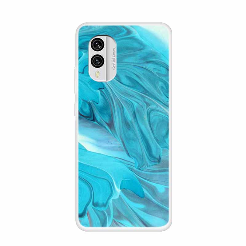 For Nokia X30 5G Case C31 C20 C10 Clear Marble TPU Soft Silicone Print Cover for NOKIA C31 X 30 Transparent Para On for NokiaX30