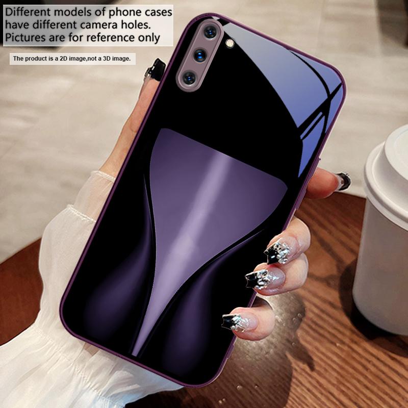 Orange yellow light band For Samsung M02 12 Note 8 9 10 20 A 01 A02 A03 Core 04 05 06 10 12 13 14 15 A16 glass Ultra phone case
