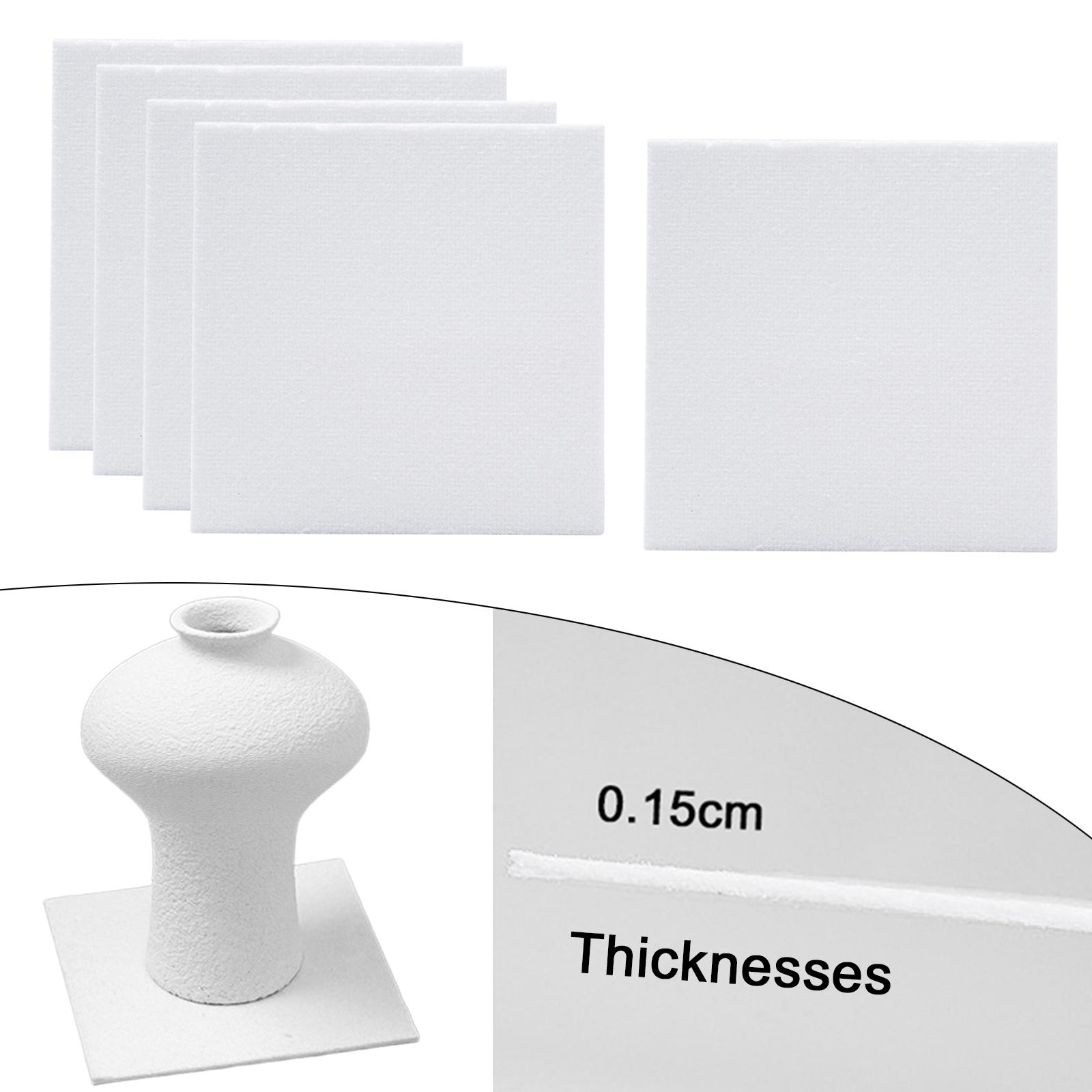 

5x Pottery Clay Tools Heat Resistant Pads Ceramic Tools Pottery Firing Mat for DIY Crockery Ceramic Hobbyist Clay Pottery белый