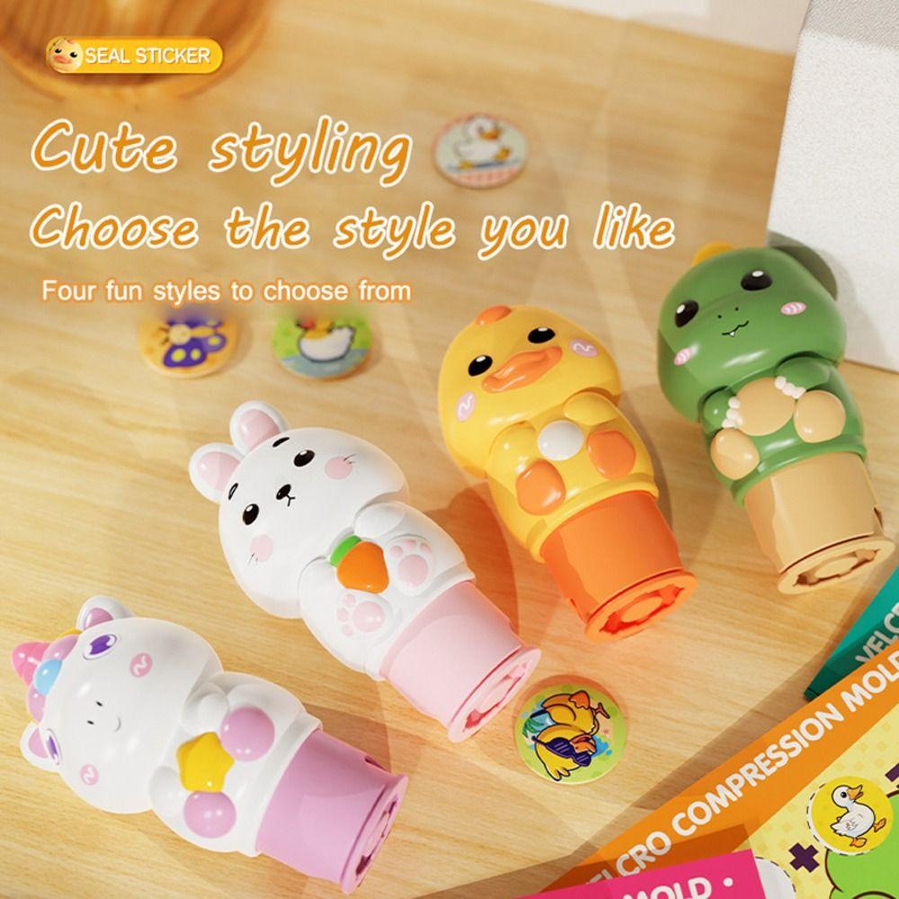 Funny Reward Stickers Toys Set DIY Crafts Children's Seal Toy  Kids Playing Supplies