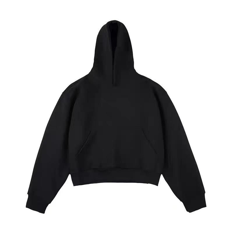 450g Unisex Heavyweight Cropped Hoodie with Cleanfit Silhouette