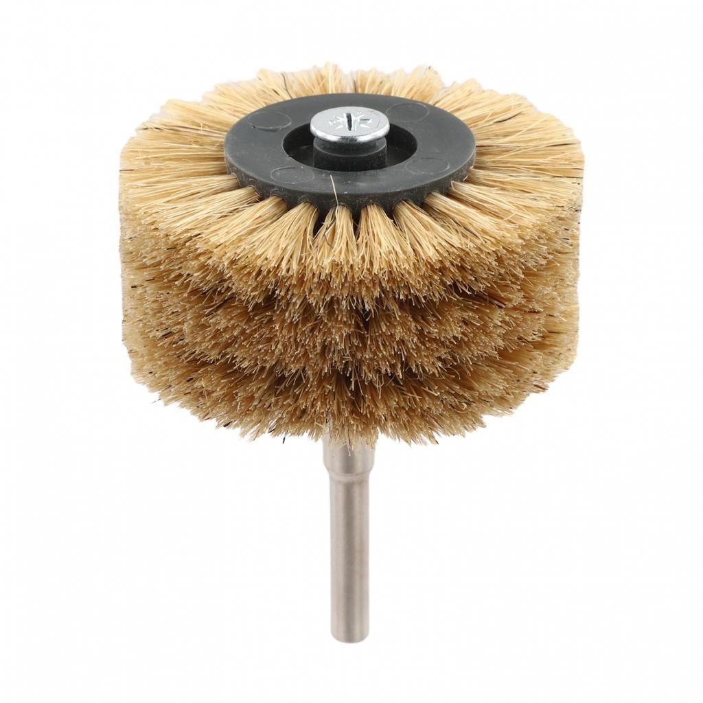 Cleaning Wheel Horsehair Brush Polishing Brush Easy Installation