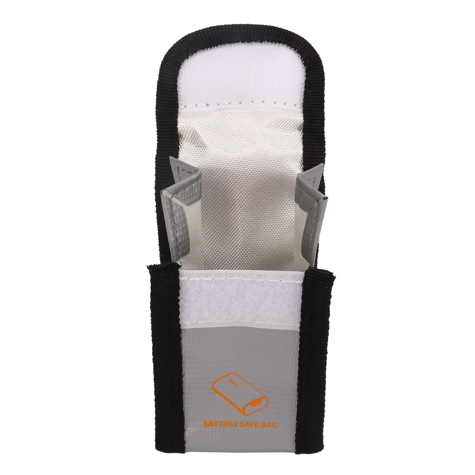 Battery Safety Bag Portable Explosion Proof Battery Fireproof Storage Bag for DJI FPV Glasses Battery 1xBattery
