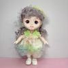 Diy Hair Girls' Doll with Clothes Full Body Girl Dress Up Toys Baby Doll 20cm Dress Doll  Babies