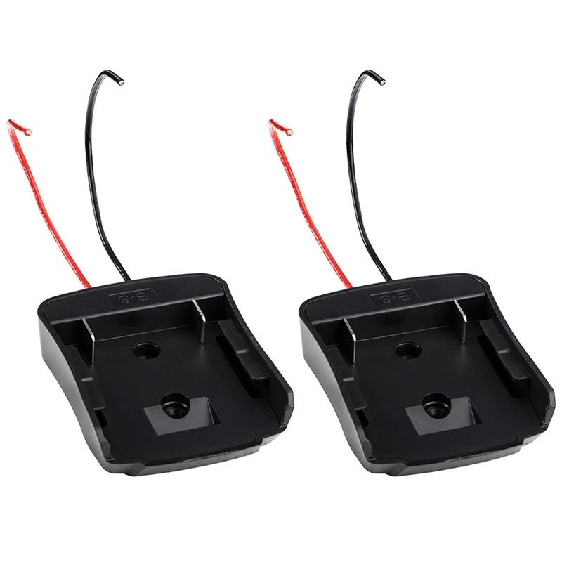 1/2/5pcs Battery Adapter for Bosch 18V Li-ion Battery,Power Wheels Adapter Connector Dock 14 AWG Wires for Bosch BAT609 BAT618G