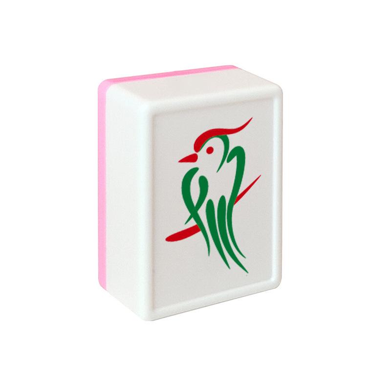 Compact Mini Mahjong Tiles - Hand-Rubbed Mahjong Set for Outdoor Camping, Dormitory, or Party Interactive Board Game.