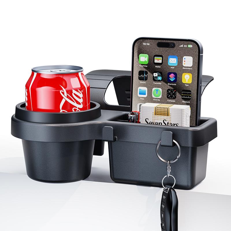 Car Cup Stand Auto Interior Storage Box Cup Stand Phone Holder Mount Multifunction Hanging Storage Box Cup Holder Accessories