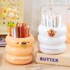 Cute Cartoon Capybara Pencil Container Office Desk Pen Container Desktop Organizer Stationery Organizer Creative Pencil Bucket