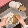 Ma Speedism Summer New Flat-bottomed Lazy Slippers Casual Versatile Outer Wear Bag Head Half Drag