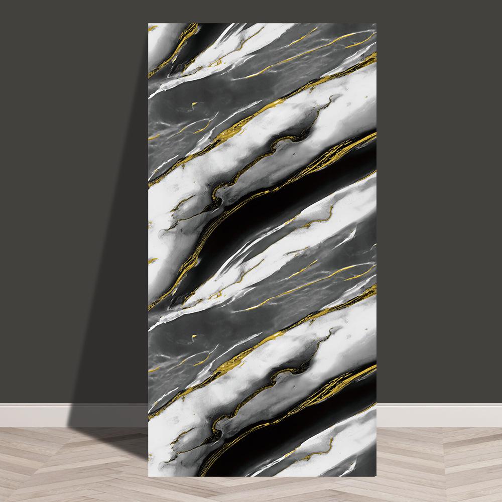 Carreaux Muraux Auto-adhésifs 60x30cm - Épaisseur 2,5mm Motif Pierre Marbre Faux Brique, Panneaux Imperméables à Décoller pour Rénovation de Cuisine Salon