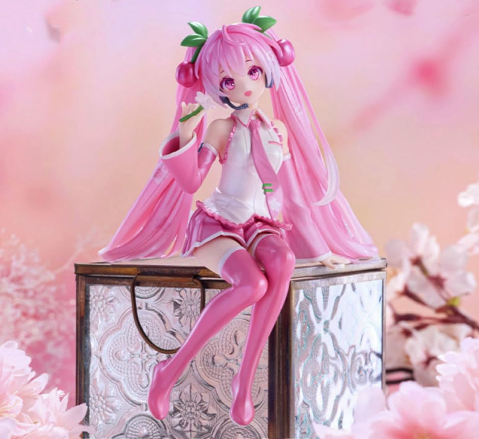 

Sakura Miku Noodle Stopper Figure 2024 Pearl Color Figure Official Approx. 15cm