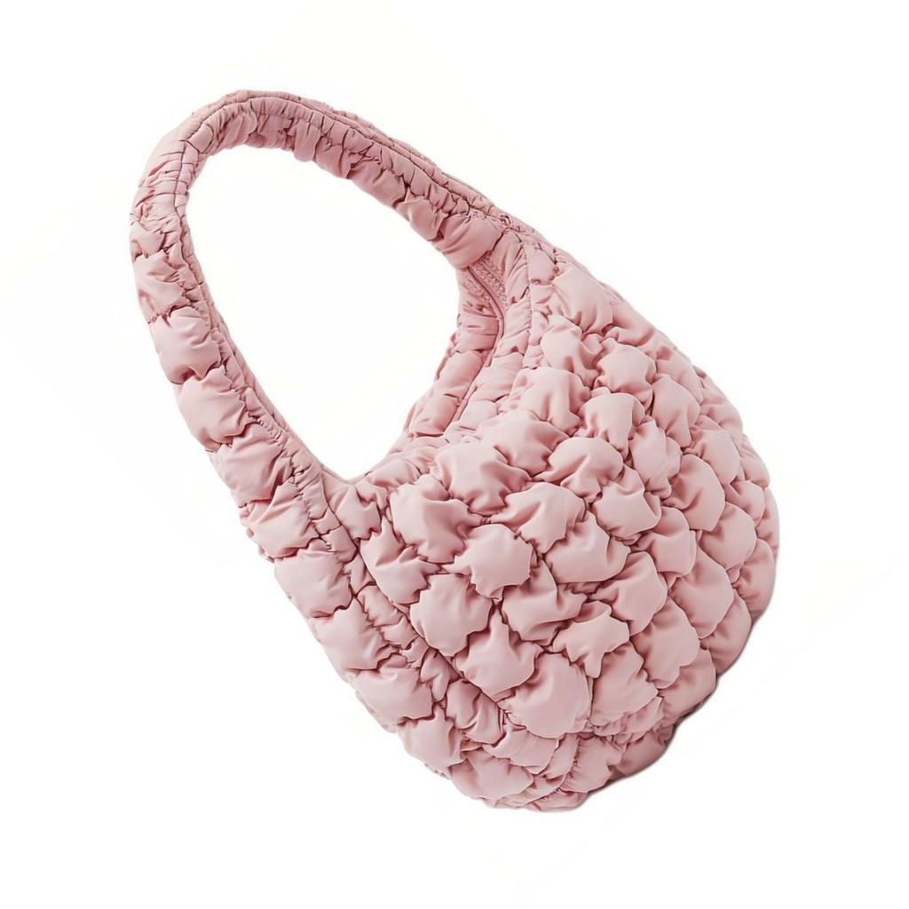 New COS Polyester Cloud Bag, Shoulder Bag Regular Women's Light Pink 973537057001