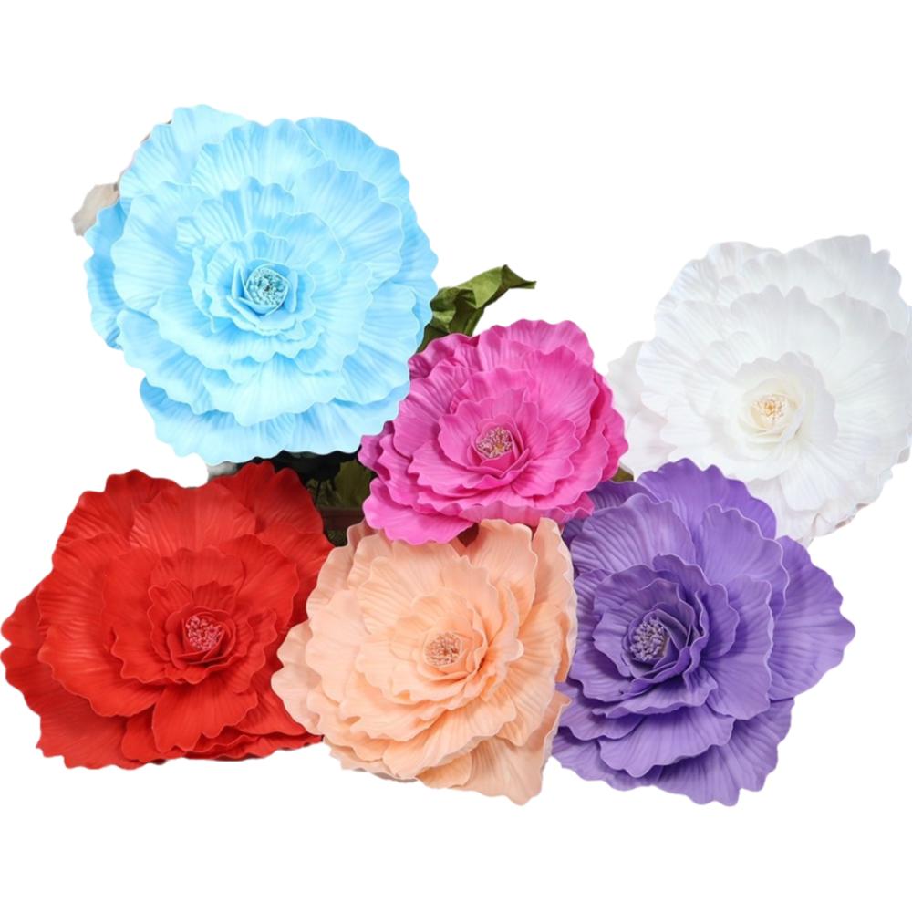 Giant Size Artificial Flowers Foam Material DIY Supplies Photography Backdrop  Wedding Decoration