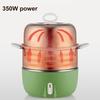 220V Egg Cooker 304 Stainless Steel Breakfast Machine Home Multi-function Electric Steamer Suitable For Pasta/Coarse Mother