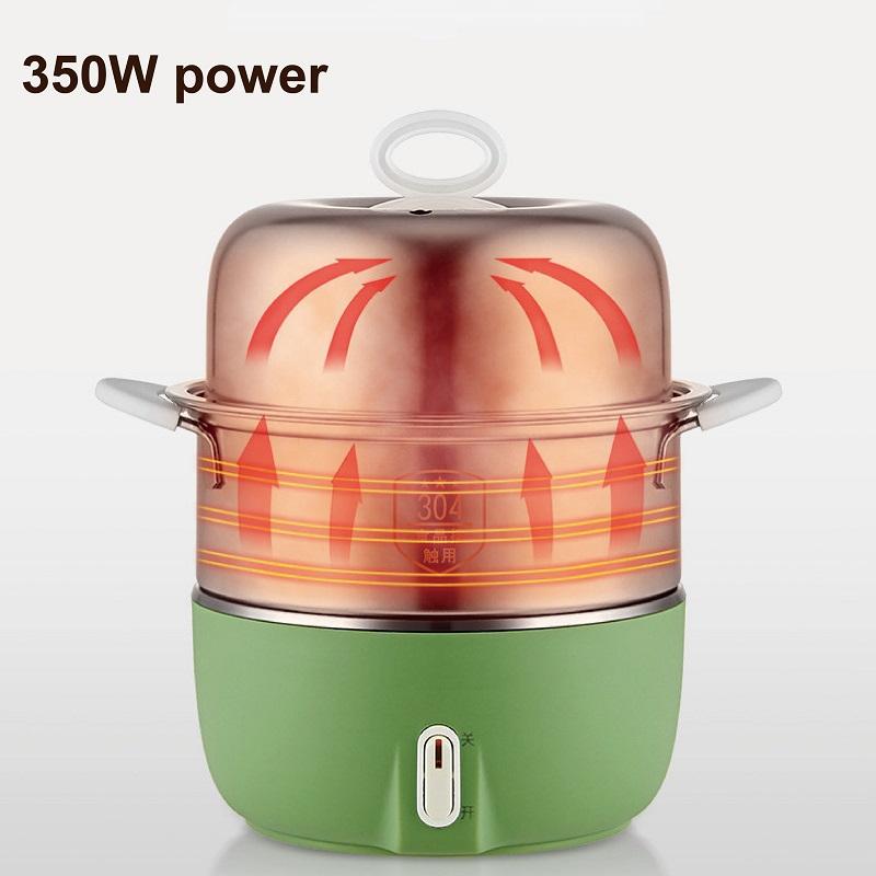220V Egg Cooker 304 Stainless Steel Breakfast Machine Home Multi-function Electric Steamer Suitable For Pasta/Coarse Mother