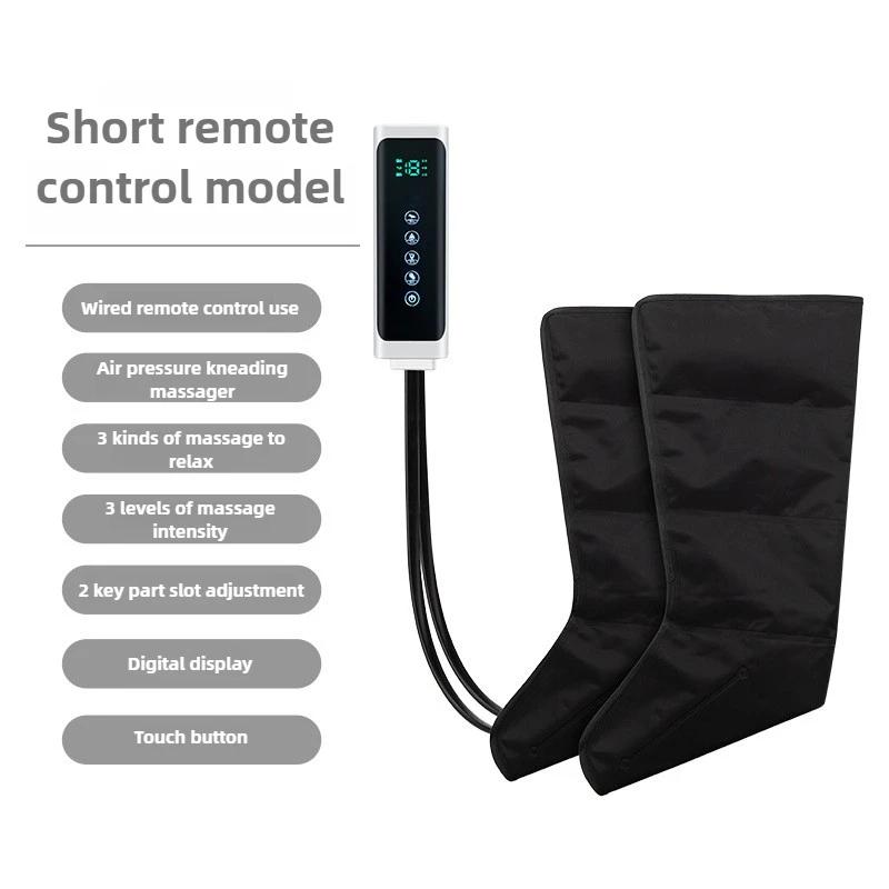 Electric Air Pressure Leg Massager Kneading Squeeze Deep Relaxation Calf Foot with Remote Control Relif Therapy Rehabilitation