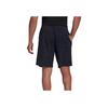 Adidas Essentials Mélange Shorts With Printed Logo Outdoor Sports Elastic Waist Mid-Rise Casual Shorts Men Shorts Legendary-Ink-Blue HE1799