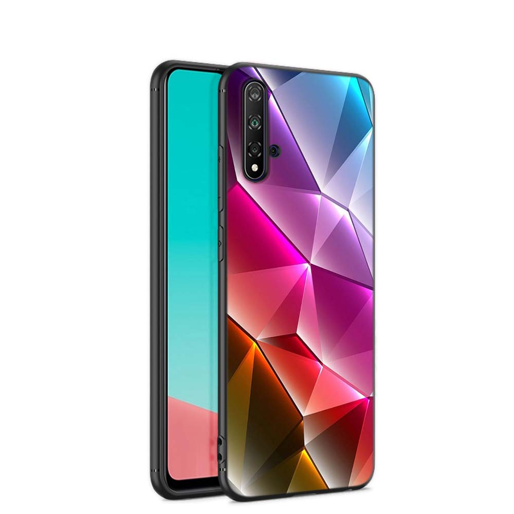 

Силиконовый чехол в виде сот для Huawei Nova 8 7 7i 6 SE 5i 5 5T 4E 4 3E 3i 3 2i Pro, черный чехол для телефона Huawei Nova 8
