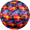 1 Stück Strand Sonnenuntergang Szene Langlebig Größe 5 Fußball Professioneller Spiel-Trainingsfußball Indoor & Outdoor Sportball p60197