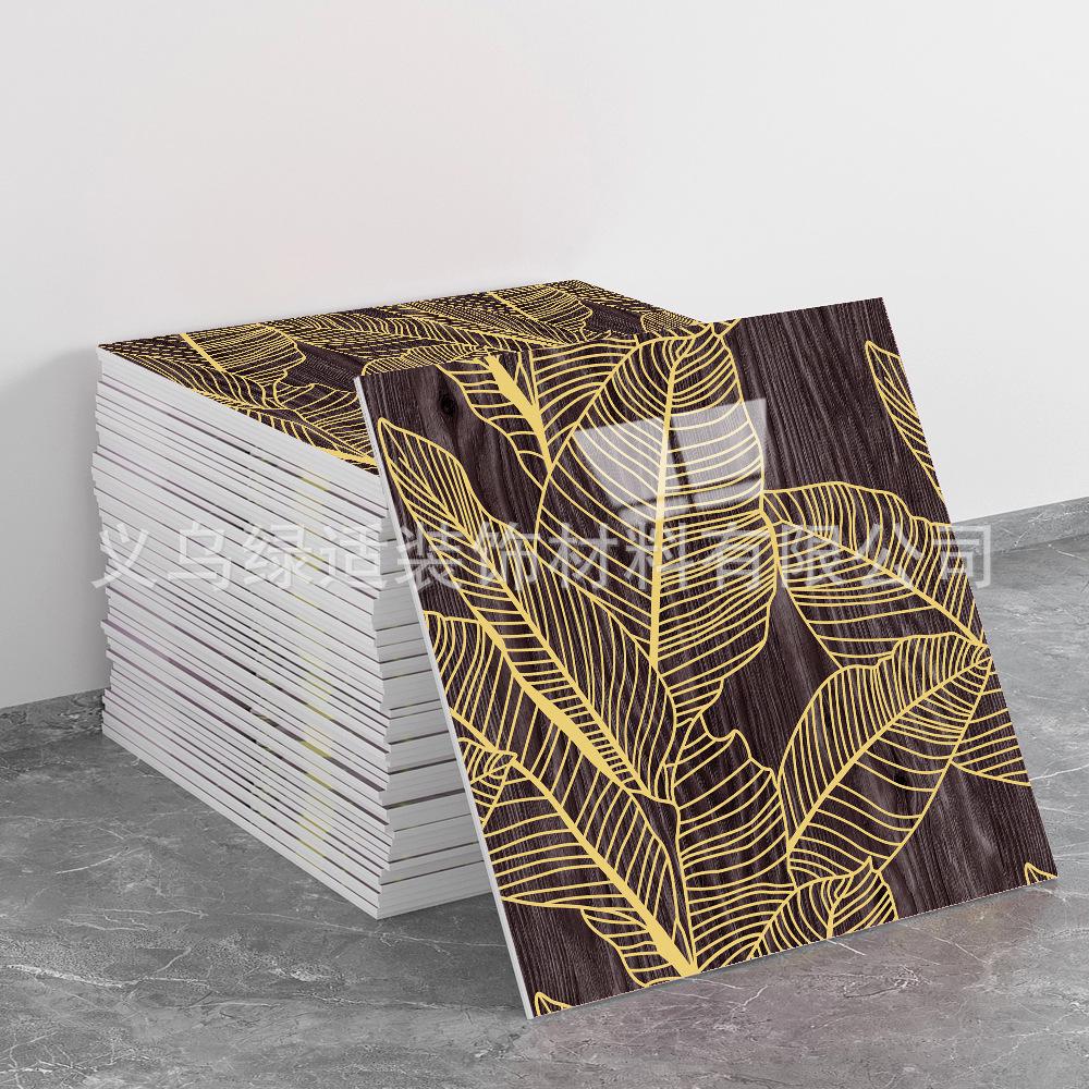 Self-Adhesive Pink Marble Wallpaper: Waterproof, Heat-Resistant Wall Sticker with Aluminum Plastic Panel