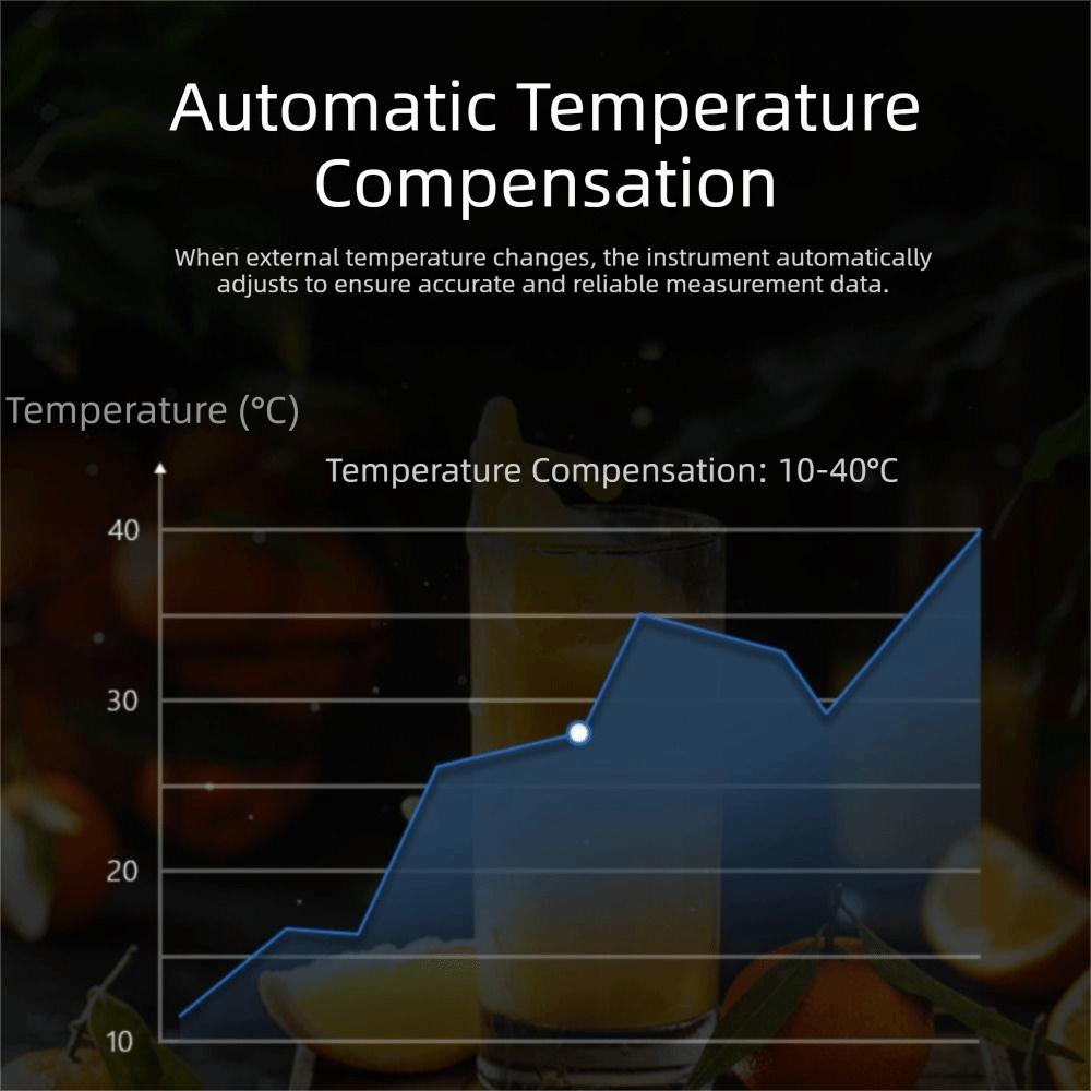 Handheld Sugar Refractometer High Precision Refractometer Sugar Concentration Tester Household