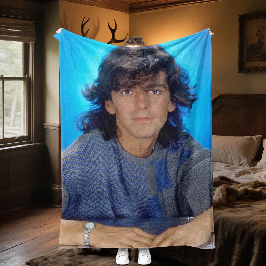 Thomas Anders Plüschdecke Weich Bequem Ganzjahresdecke Sofa Büro Nickerchen Decke Outdoor Reise Überwurf Perfektes Geschenk